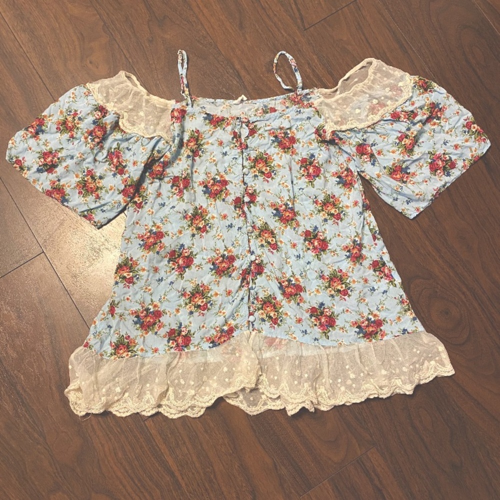 PinkBlush Maternity Cold Shoulder Shirt